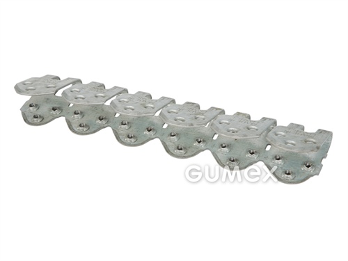 MS 45 für Banddicke 6-12mm, Kupplungsbreite 50mm, ohne Schrauben und Kabel, verzinkter Stahl, 